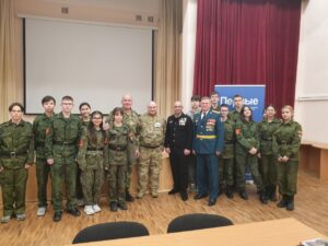 Встреча представителей «Содружества Воинов Отечества» с кадетами в рамках патриотического воспитания