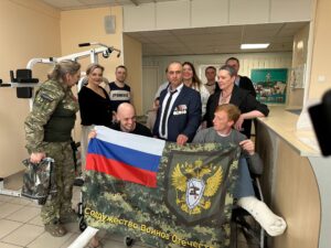 Команда «Содружества Воинов Отечества» посетила больницу имени Альбрехта в Санкт-Петербурге